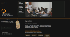 Desktop Screenshot of laboratoriodeescritura.com